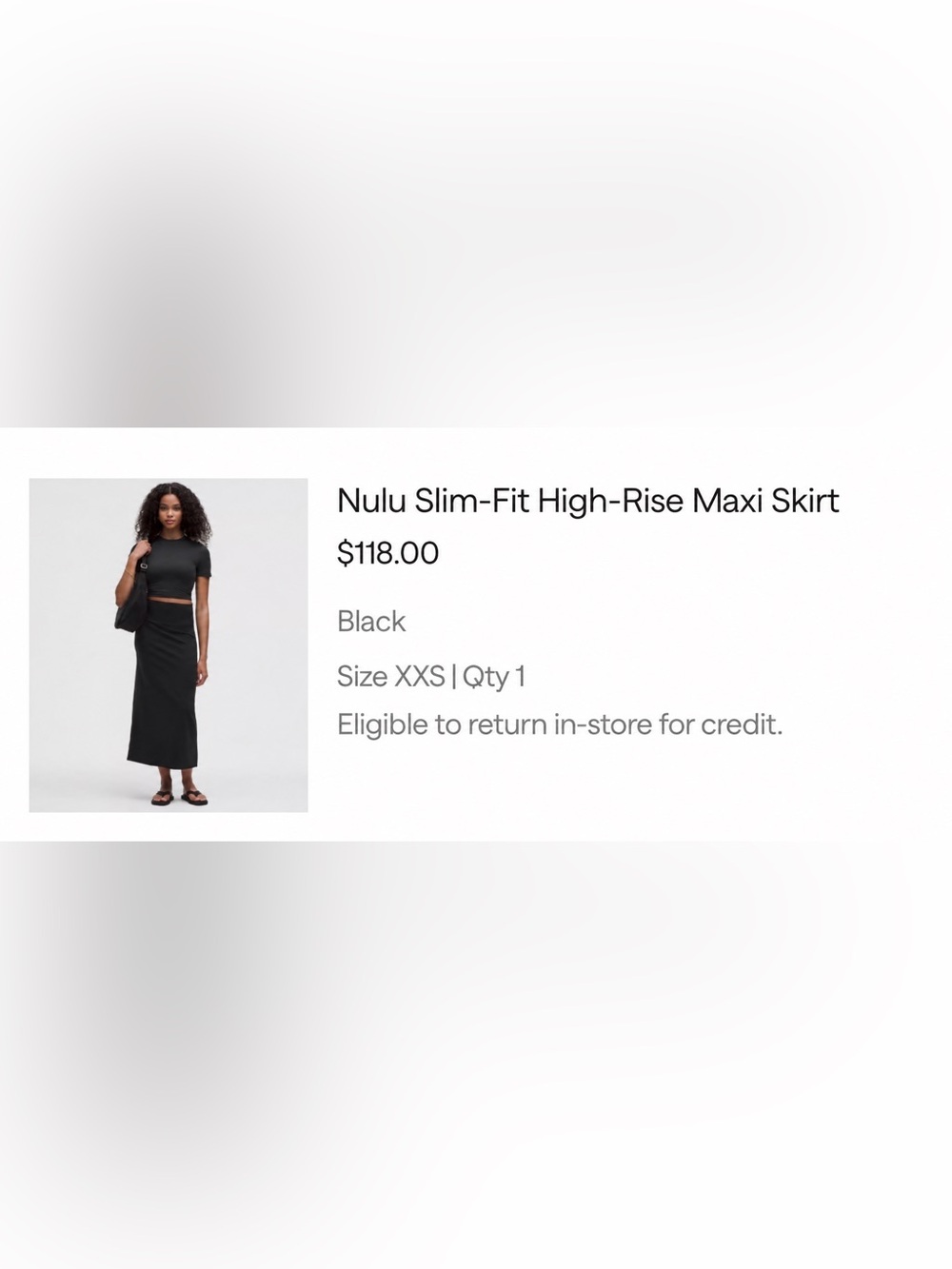 Lululemon athletica Kids Nulu Slim-Fit Maxi Skirt - Black